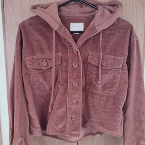 American Eagle Cropped Corduroy Jacket